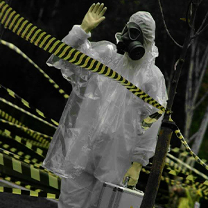 Hazard 2008 , Sculpture and Performances Festival in Manchester City, UK3000 Meters of Caution Tape, Enclosed the Cathedral Gardens in Manchester city centre by : Shahram Entekhabi