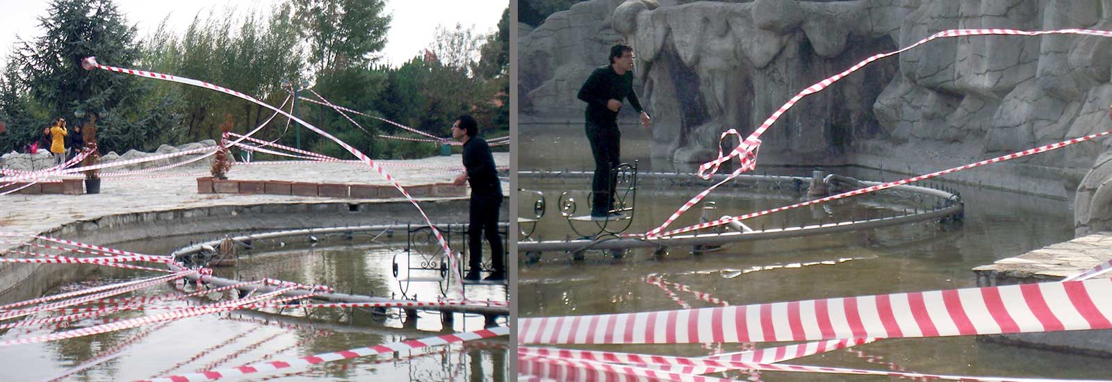 Ikaz, Architectural and Performative Interventions 2007, Istanbul, Turkey by Shahram Entekhabi