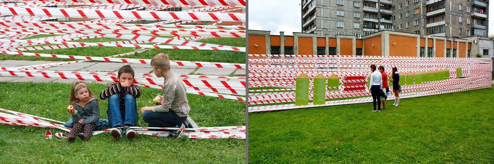 The People's Museum 2011, Installation of a of parasite architecture, By Shahram Entekhabi at the Kaliningrad Art Gallery, Kaliningrad , Russia